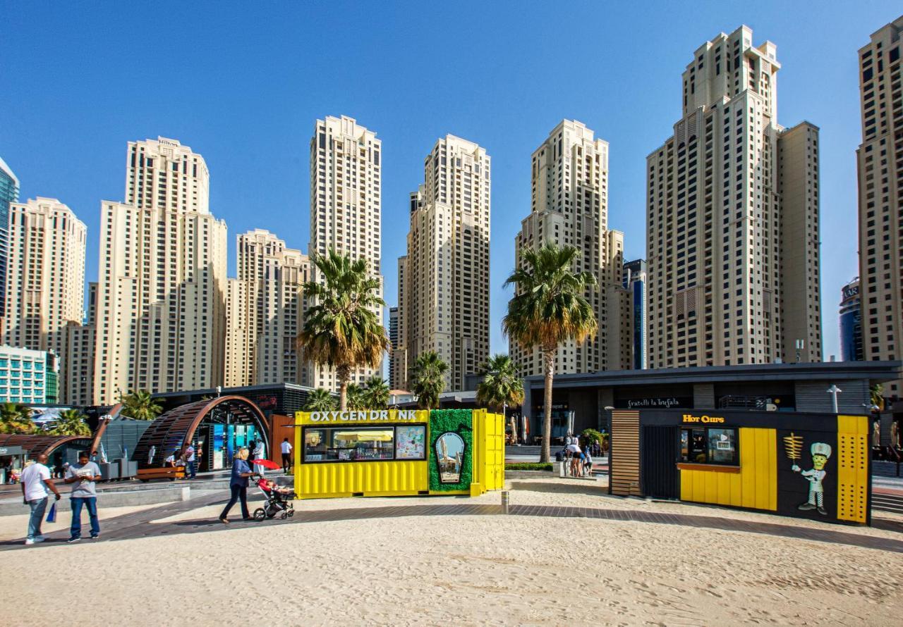 Spacious Sea View Studio At The Beach Jbr Dubai Exterior foto
