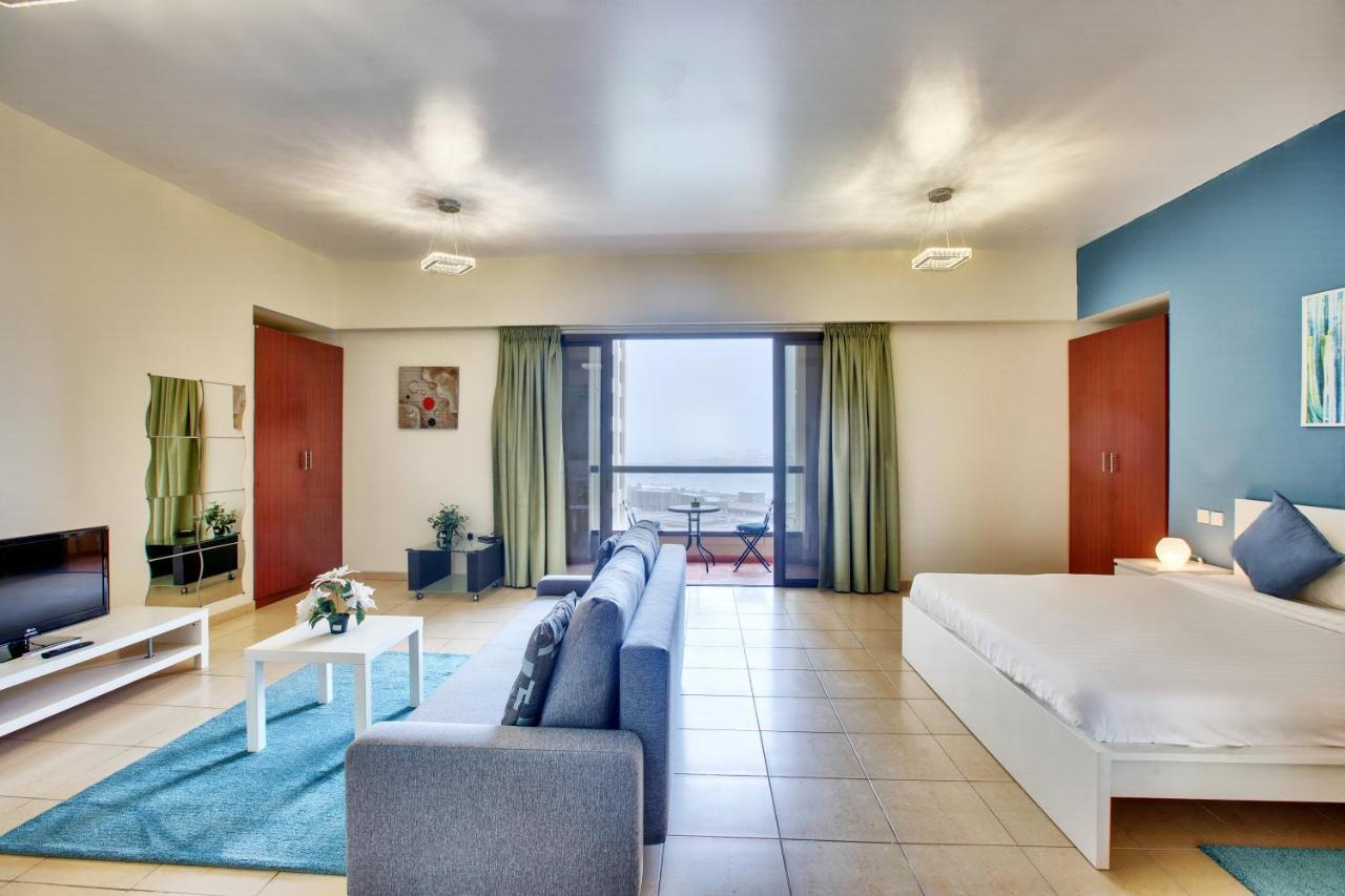Spacious Sea View Studio At The Beach Jbr Dubai Exterior foto