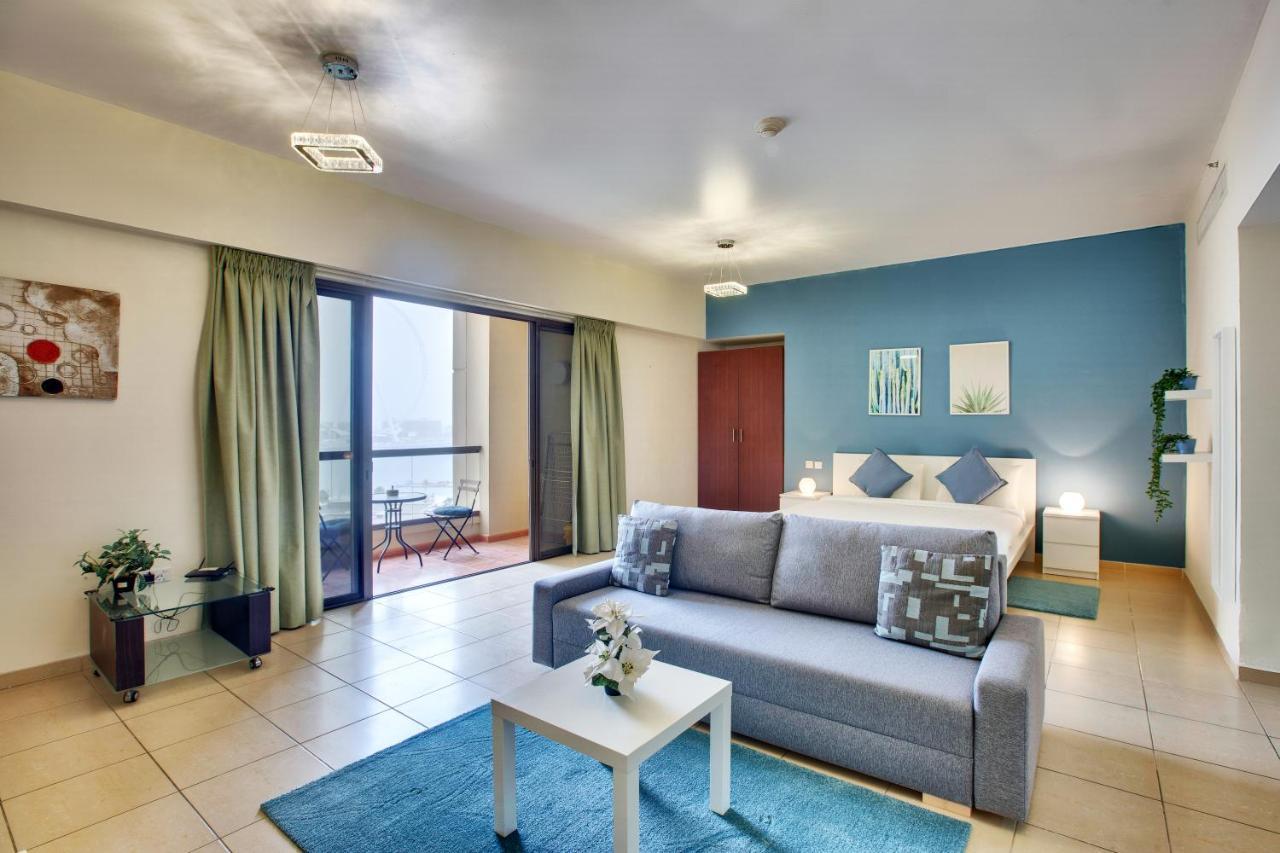 Spacious Sea View Studio At The Beach Jbr Dubai Exterior foto