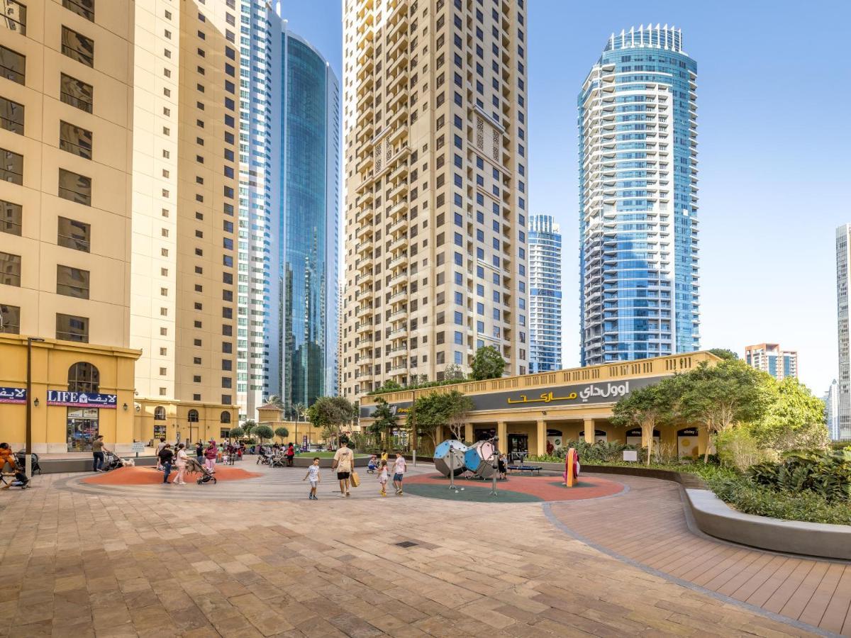 Spacious Sea View Studio At The Beach Jbr Dubai Exterior foto